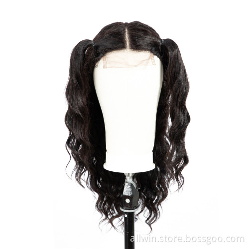 100% Virgin Human Hair Loose Body Wave Lace Frontal Wigs,Short Ocean Wave Bob Wigs 13*4,Black Body Lace Wigs For Black Women